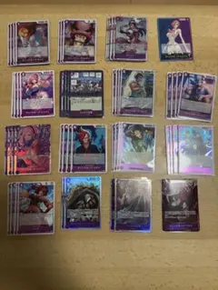 青紫レイジュ　デッキパーツ　調整パーツ付き　ハイレート　フルパラレル 青紫レイジュ 構築済みデッキ【優勝参考！】ワンピースカード