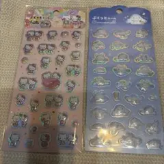 サンリオ　ぷくっとシール　キティ・ダニエル　シナモロール　２種セット