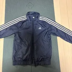adidas （140）ネイビー ウィンドブレーカー上下セット