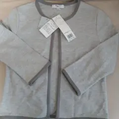 新品　ノーカラージャケット