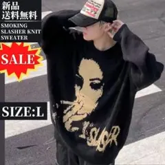 pctokyo SMOKING SLASHERニット 大人気⭐️新品・SMOKING SLASHERニットセーター PCTOKYO XL