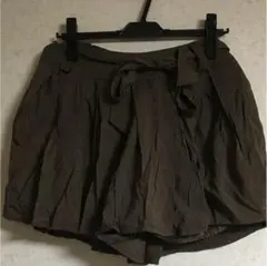 カーキ色 キュロットスカート