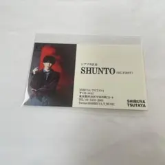 SHUNTO (BE:FIRST) 名刺 渋谷TSUTAYA