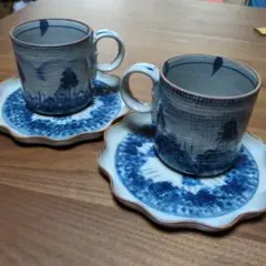 週末お値下げ カップ＆ソーサー 2セット - メルカリ