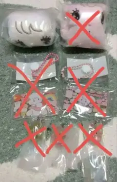 mikko characters ガチャガチャ フェイス巾着