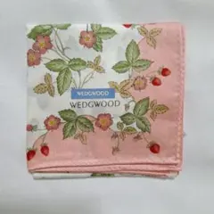 WEDGWOOD いちご柄 ハンカチ