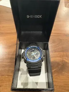 CASIO G-SHOCK AW-591 ブラック ブルーのサムネイル