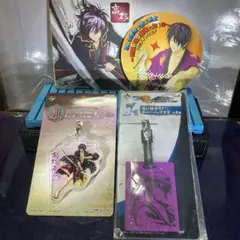 銀魂　一番くじ　アクリルチャーム　ラバーバッグタグ　色紙　高杉晋助　セット