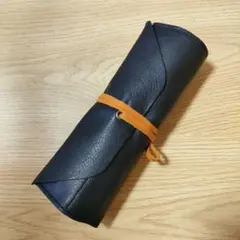 本革　ロールペンケース　筆箱　レザークラフト