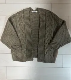 SONNY LABEL ケーブル編みカーディガン ベージュ