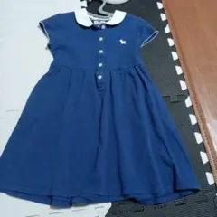 parentdream 半袖ワンピース 110 ネイビー