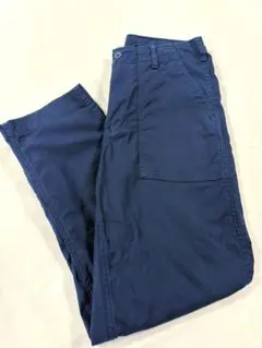 ネイビーカーゴパンツ コットン混紡UNIQLO値下げ価格