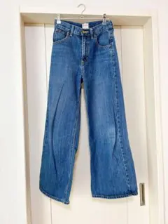 Lee VISコラボ　Sサイズ　デニムパンツ ワイドシルエットのサムネイル