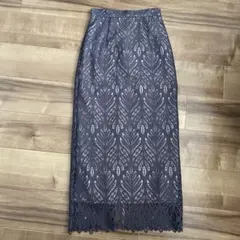 リーフスカラップマキシスカート NATURAL BEAUTY BASIC