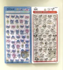 正規品 ボンボンドロップシール スティッチ 101 disney 2点セット