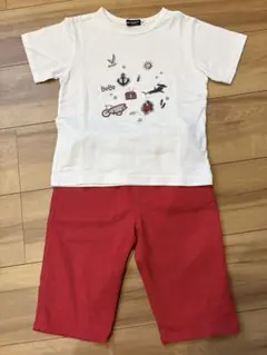 BeBe 120cm Tシャツとショートパンツセット120