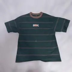 HUF Tシャツ ボーダー グリーン ブラウン xsのサムネイル