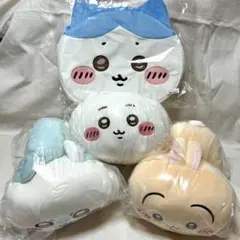 【新品】ちいかわ 4点セット ぬいぐるみ うさぎ モモンガ ハチワレ