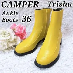 希少【未使用極美品】カンペール TRISHA アンクルブーツ サイドジップ 36