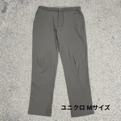 ユニクロ EZY アンクル パンツ M グレー ストレッチ