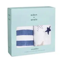 【新品】Aden + anais 星柄おくるみ