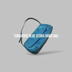 ラドン様専用 TURQUOISE BLUE STUDS BAG 2893B