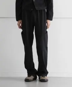SIVA Ash Waxed curve black denim pants - メルカリ