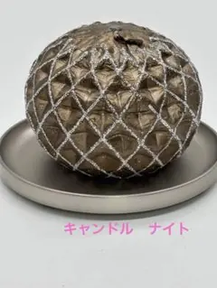 【斬新なキャンドル】金色パイナップル形状の実用的な装飾品催し誕生パーティーなどに