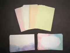 ミニメッセージカード　6種10枚ずつセット