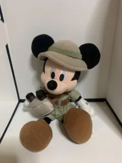 ミッキーマウス 探検家風ぬいぐるみ