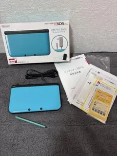 【極美品】ニンテンドー3DS LL 限定ターコイズブルー×ブラック 動作確認済