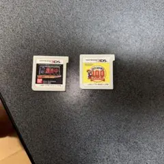 3DSの逃走中とマリオパーティ100のカセット