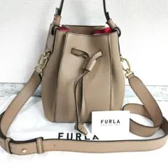 ✨超美品✨FURLA ミアステラ ショルダーバックグレージュ2way付属品完備