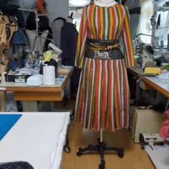 着物リメイクセットアップスカートのみ裏地、