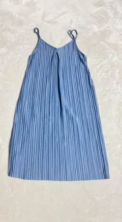 キャミワンピ　ワンピース　キッズ 150センチ　ブルー　Right-onのサムネイル