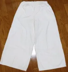 東京ベーシック　イージーワイドパンツ　コットン100％