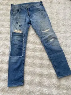 wjk ダメージ加工デニムパンツ Mサイズのサムネイル