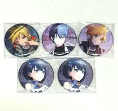 プロセカ　グリッター缶バッジ　青柳冬弥　鏡音レン　桐谷遥　グリ缶　6C 27B