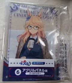 ウマ娘　シンデレラグレイ　エンタメ くじ ゴールドシチー　アクリルパネル