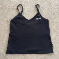 AFENDS 黒 Vネック キャミソール