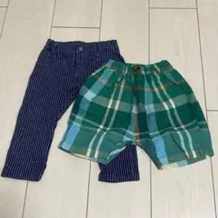 プチバトー薄手長ズボン　12m/74㎝、DILASH短パン　80