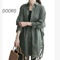 URBAN RESEARCH DOORS ブラウス ラミーコットンビッグシャツ