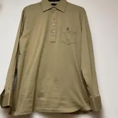 マンシングウエア　ベージュ ポロシャツ 長袖