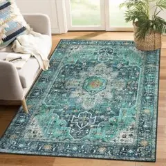【新品】ペルシャ風カーペット ラグマット 1.5畳 130×180cm 抗菌防臭