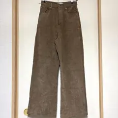 CLASSICAL ELF コーデュロイ ワイドパンツ ブラウン