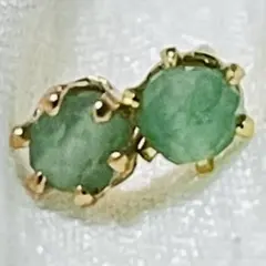 グリーンアベンチュリン　天然石　ピアス　オーダーページ　4点〖2セットまとめ売り