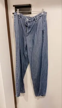 ♡4月20日までSALE UNIQLO ドレープデニムタックパンツセット♡