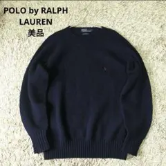 Polo by Ralph Lauren ネイビー ニット Lサイズ