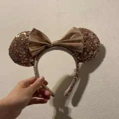 東京ディズニーリゾート ゴールドミニー耳カチューシャ