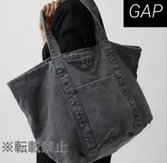 完売品 新品タグ付き GAPロゴトートバッグ ブラック - メルカリ